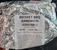 BRISKET BBQ SANDWICH