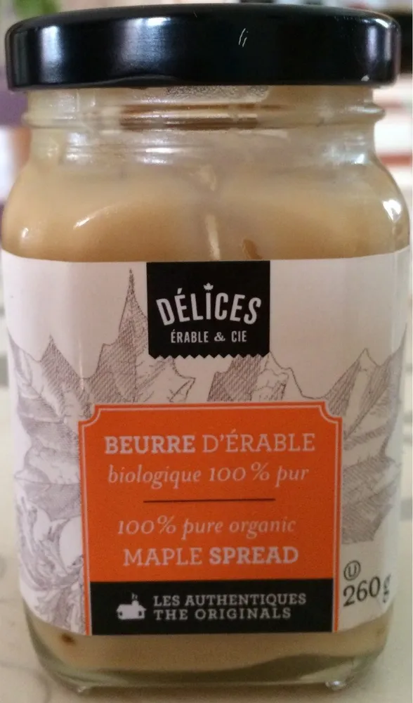 Beurre d’érable