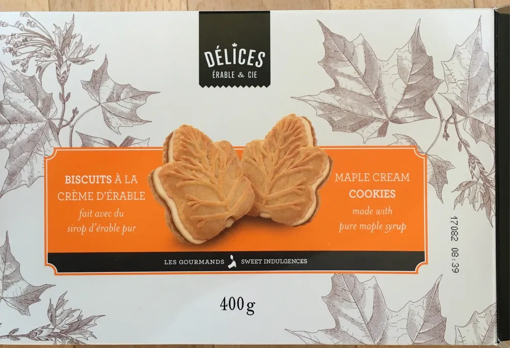 Biscuit à la crème d’érable