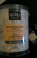 Pastille de sucre d'érable