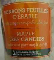 Bonbons feuilles d'érable