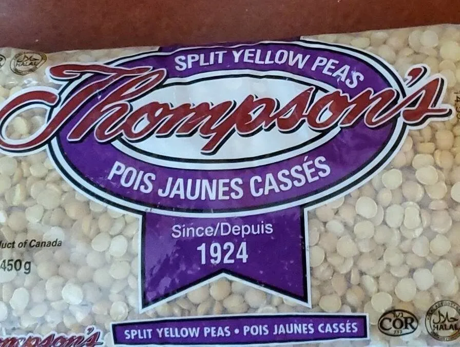 Split yellow peas