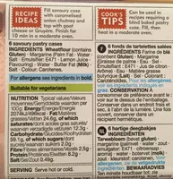 Fond de tartelette salées
