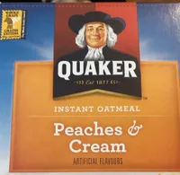 Peaches and cream oatmeal