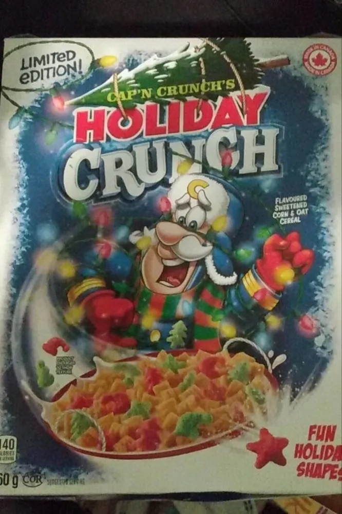 Cap'n crunch's holiday crunch