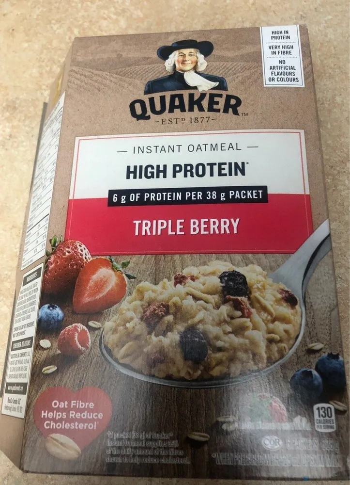 Triple Berry Instant Oatmeal