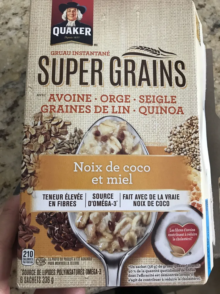 Super grain - gruau instantané