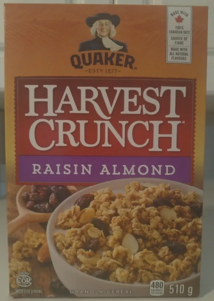 Harvest crunch granola cereales