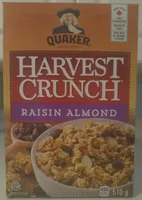 Harvest crunch granola cereales