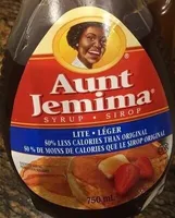 Lite 50% less calories than original syrup