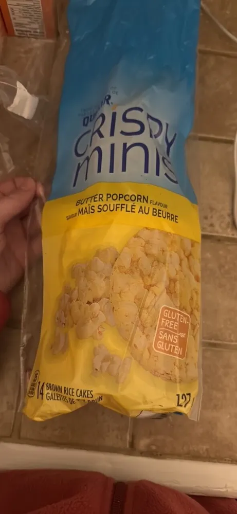 Crisp minis - galettes de riz et de maïs