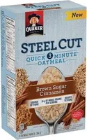 Steel Cut Quick 3 Min Oatmeal Brown Sugar Cinnamon