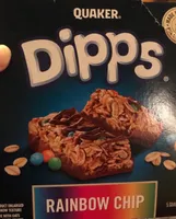 Dipps Granola Bars Rainbow Chip