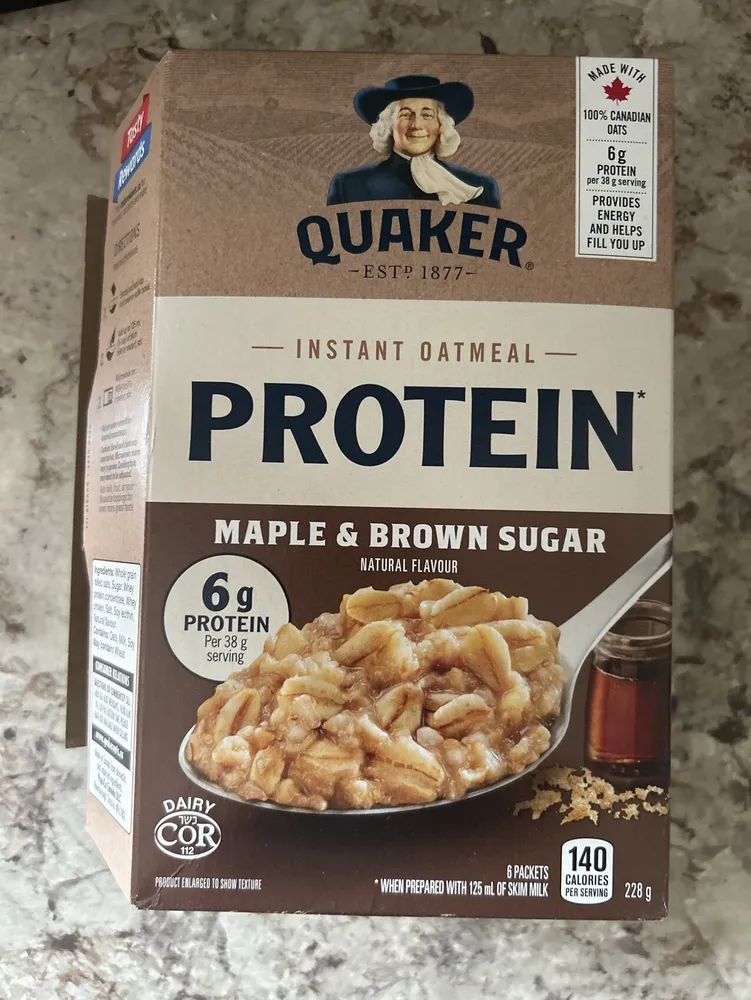 Instant Oatmeal Maple & Brown Sugar