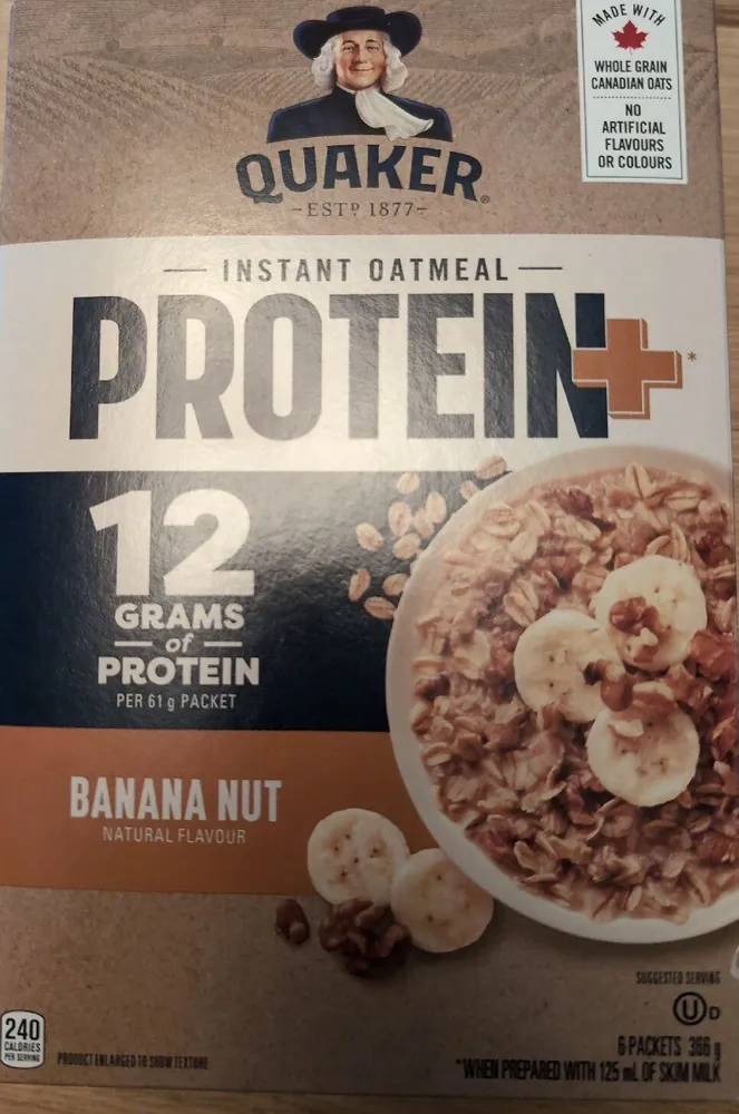 Instant Oatmeal Protein+ Banana Nut