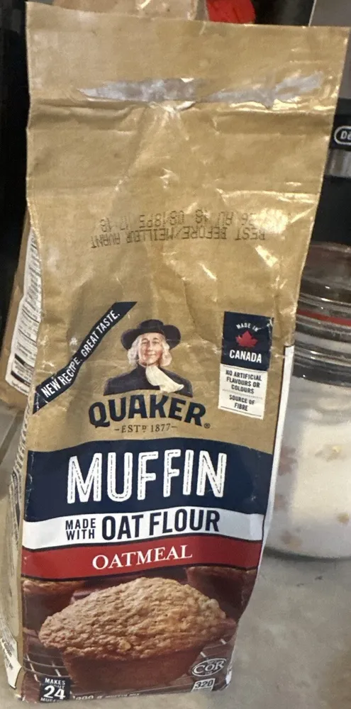 Muffin fait avec de la farine d'avoine