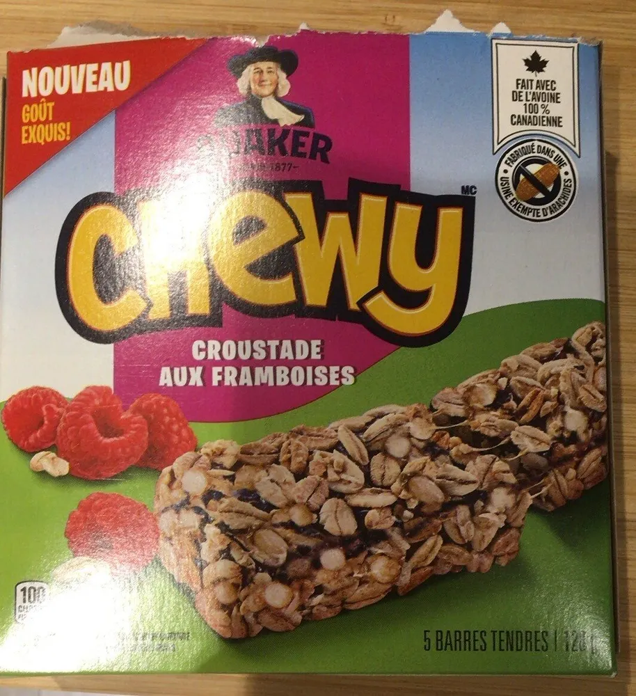 Chewy croustade aux framboises