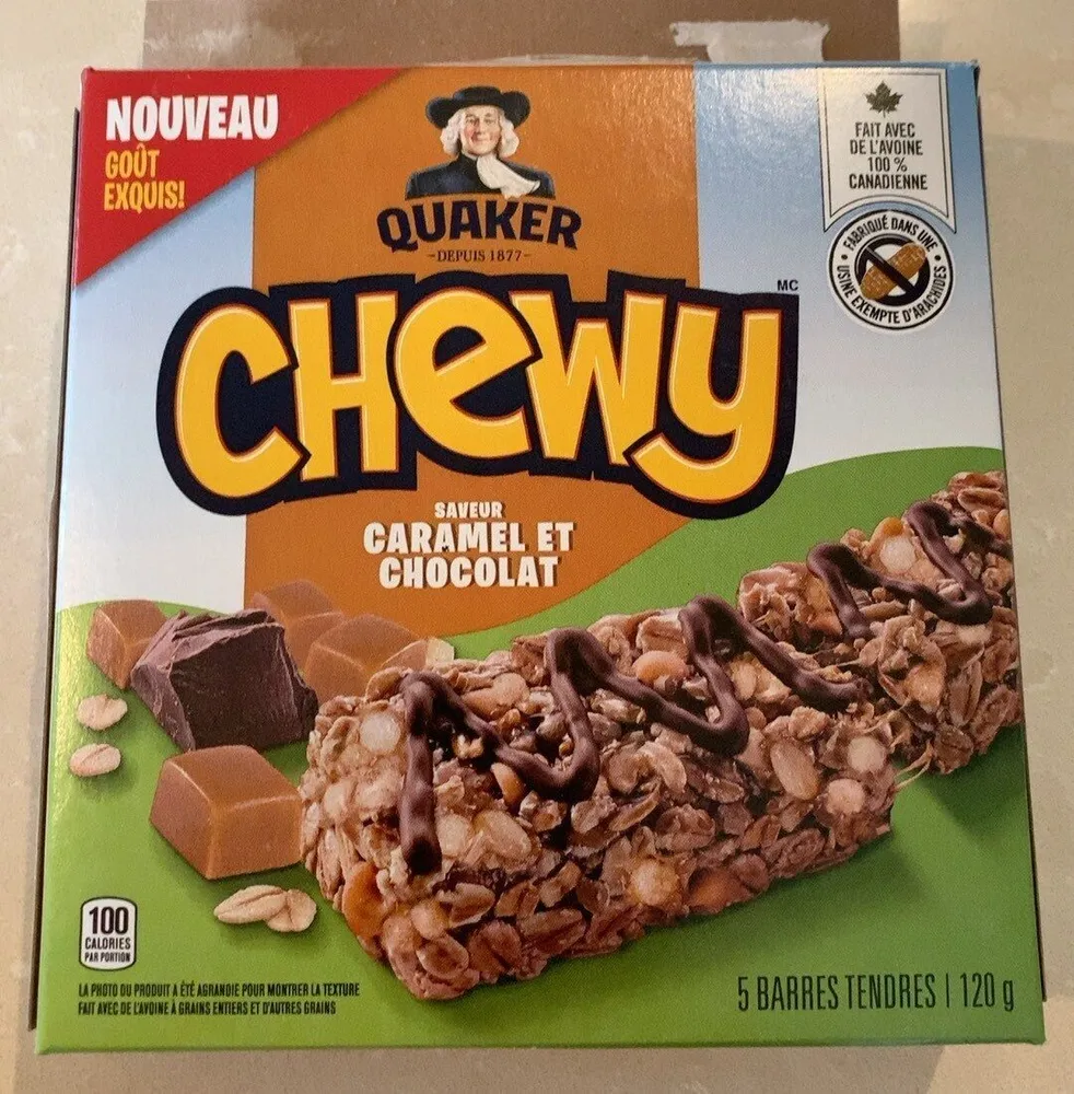 Chewy caramel et chocolat