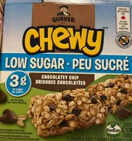 Low Sugar Chocolatey Chip Granola Bar