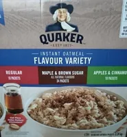 Instant oatmeal flavour variety