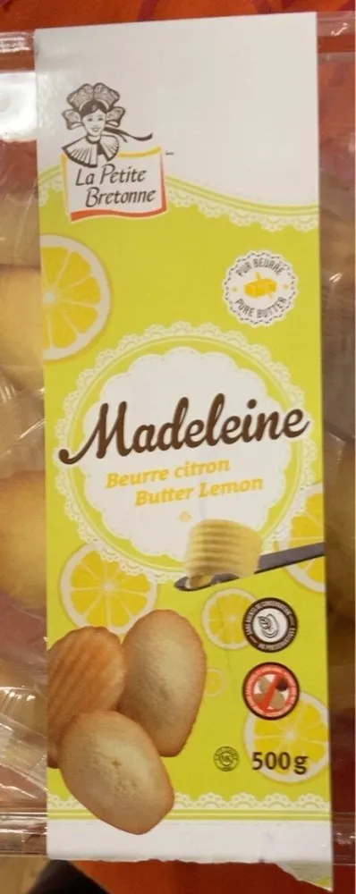 Madeleine beurre citron