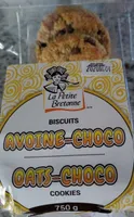 Biscuits avoine choco