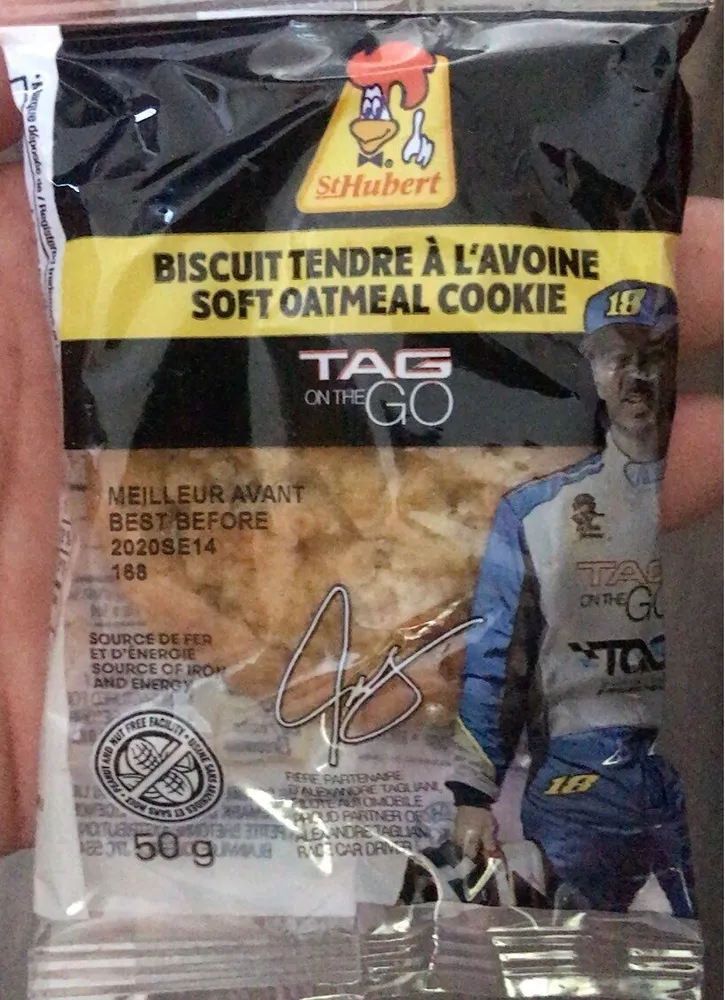 Biscuit tendre à l’avoine