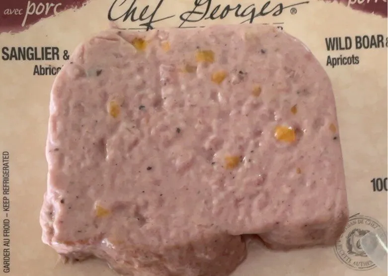 Terrine sanglier et abricot