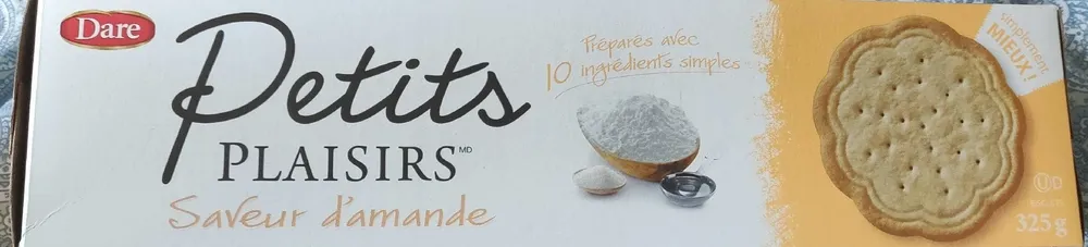 Biscuits Petits Plaisirs (amandes)