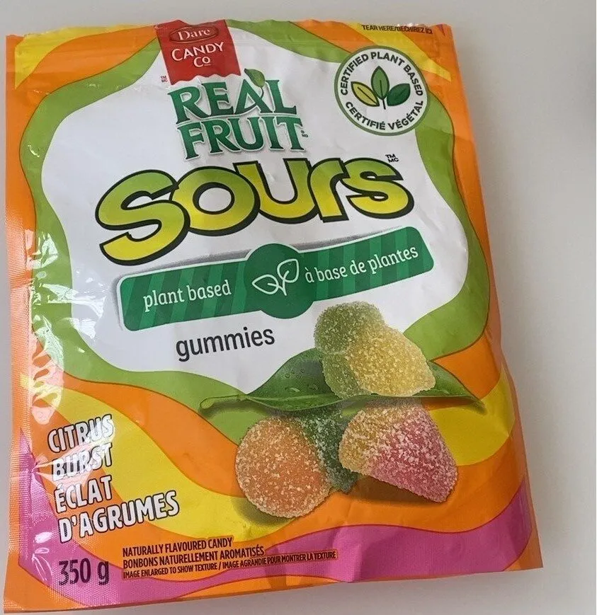 Real fruit sours