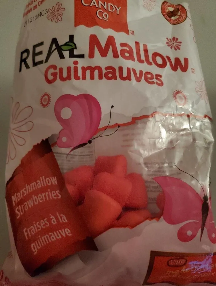 Guimauve aux fraises