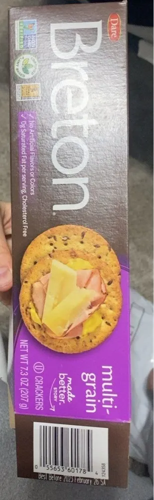 Breton multi-grain crackers
