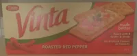 Roasted Red Pepper Crackers