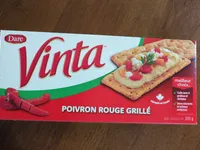 Vinta Roasted Red Pepper Crackers