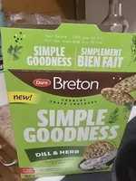 Breton Simplement Bien Fait Aneth et Fines Herbes Crackers