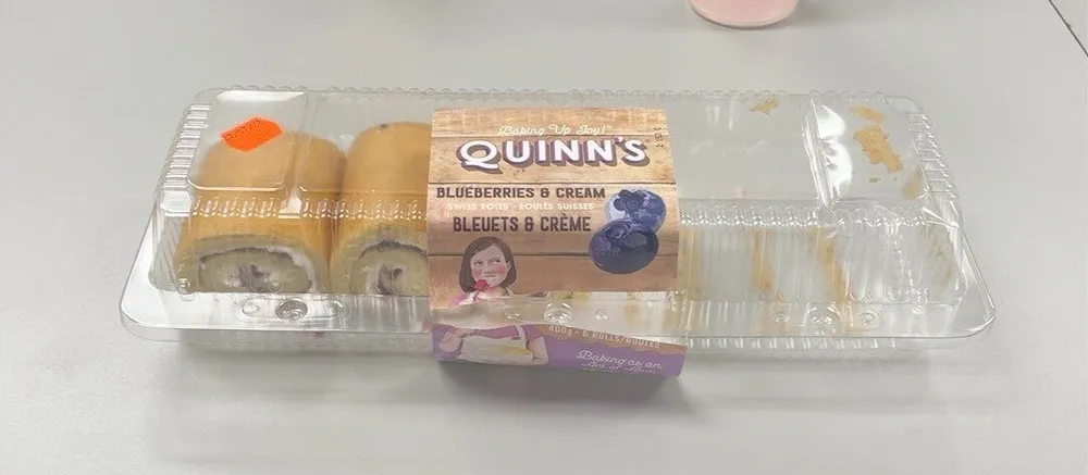 Roulés suisses bleuet