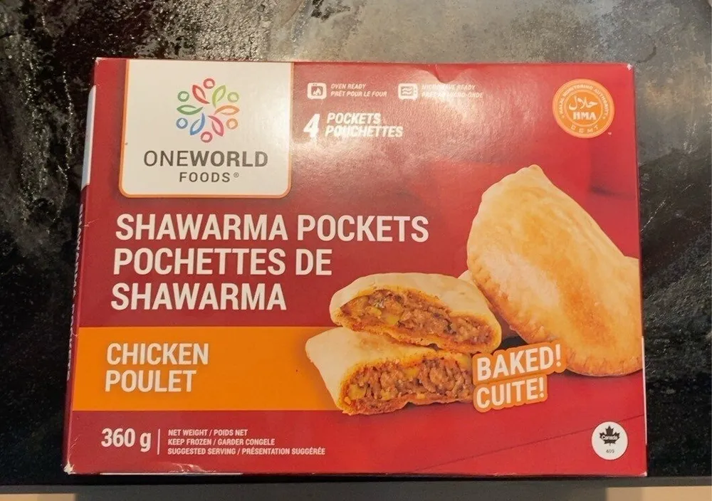 Chicken Shawarma Pockets