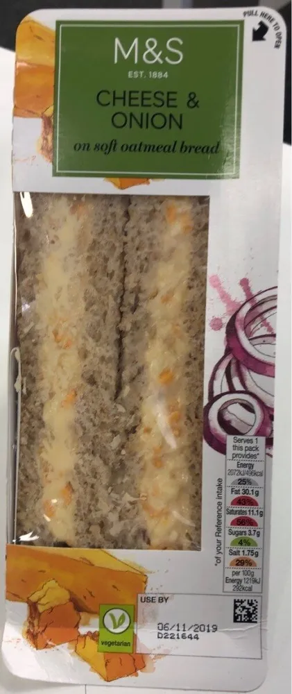 Cheese & Onion Sandwich