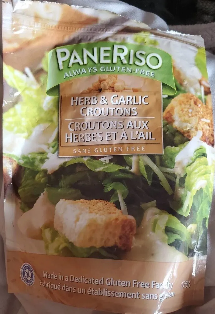 Paneriso gluten free herb and garlic croutons