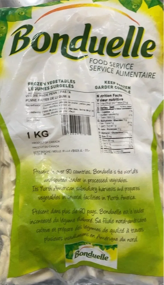 Frozen vegetables