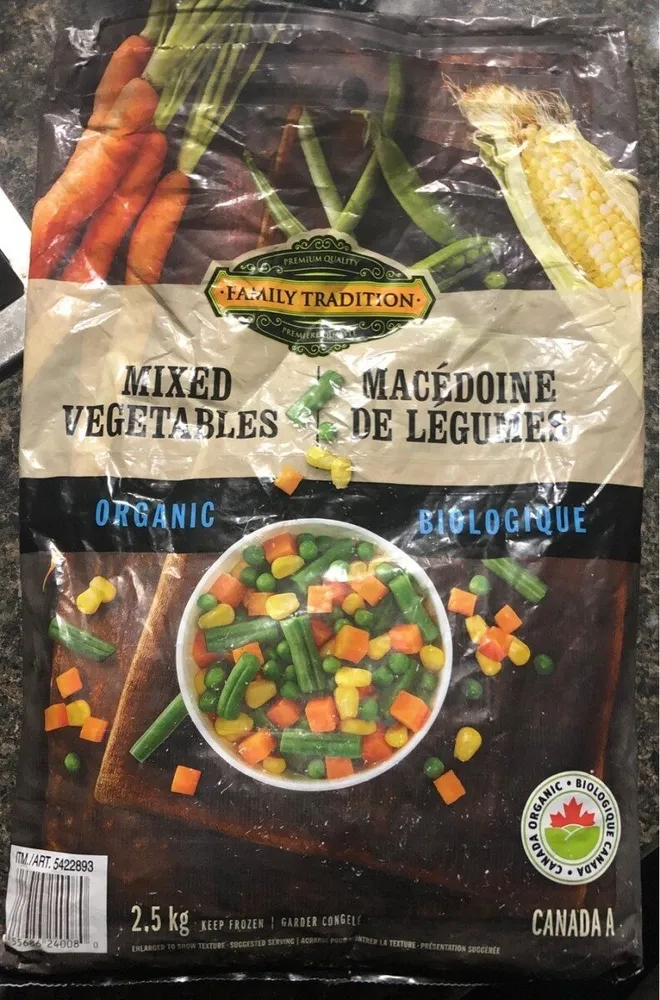 Mixed vegetables