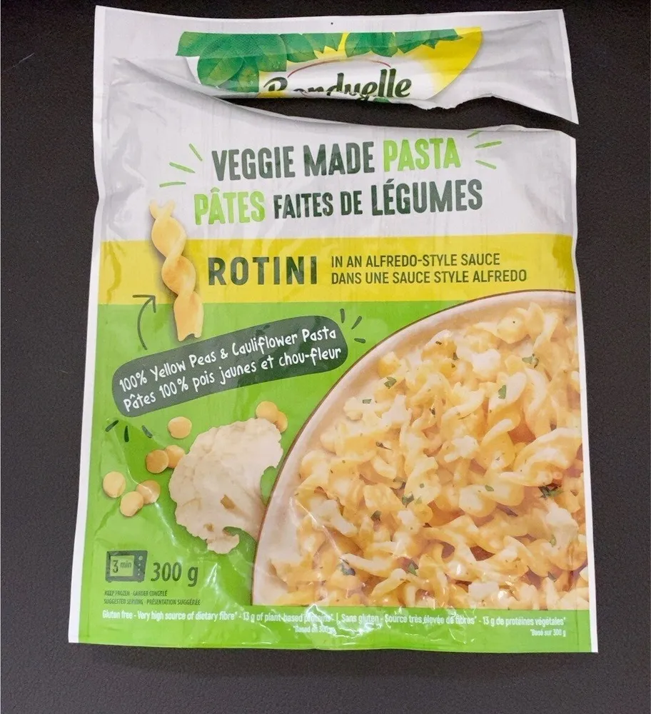 Pates faites de legumes