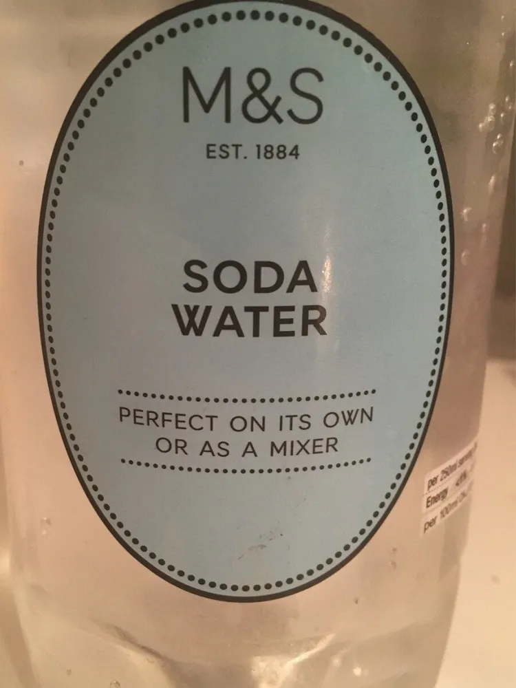Soda water
