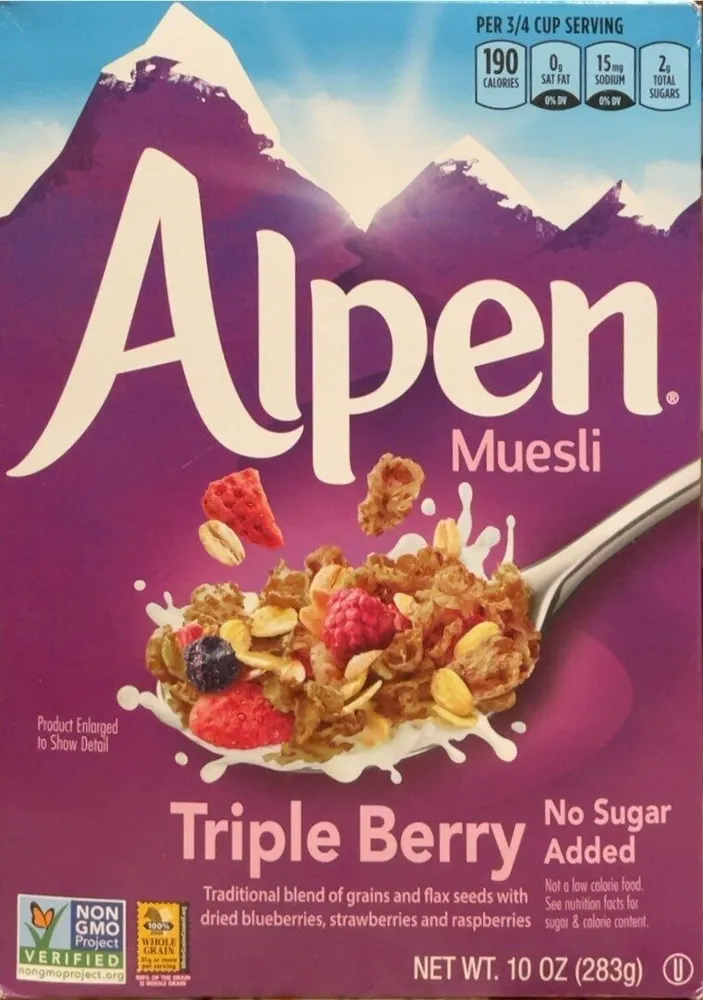 Triple Berry Muesli No Sugar Added