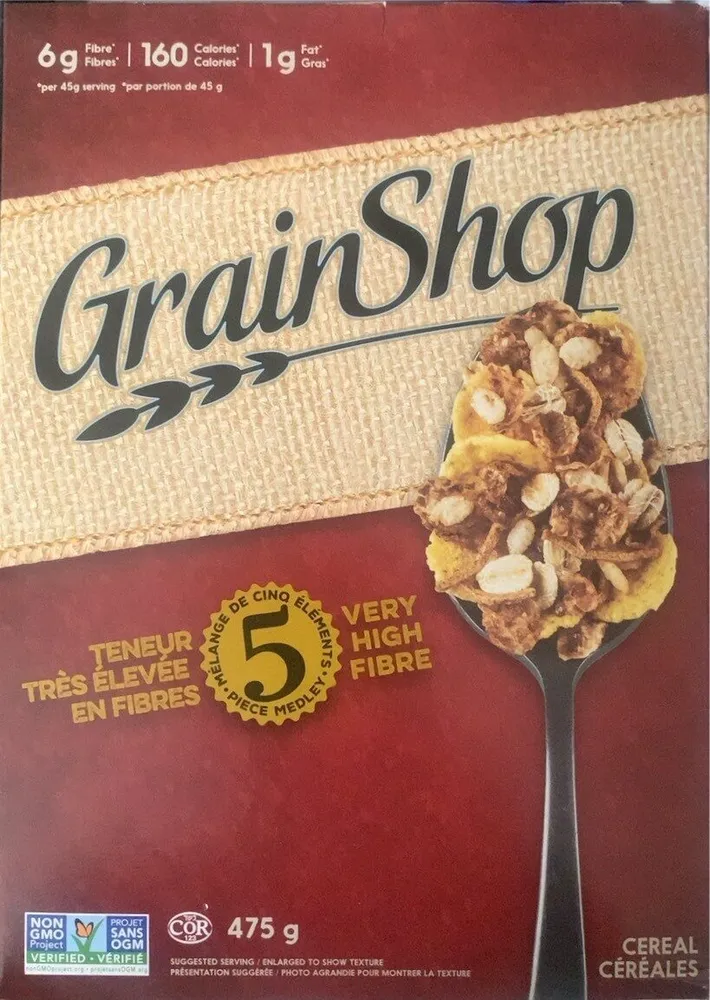 GrainShop 5 Piece Medley Cereal