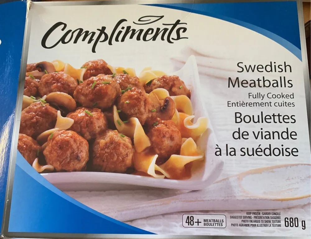 Boulettes de viande a la suedoise