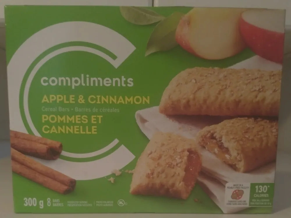 Apple & Cinnamon Cereal Bars