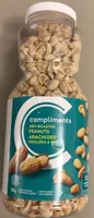 Unsalted dry-roasted peanuts