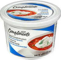 Sour cream product light