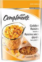 Golden raisins seedless
